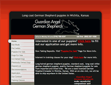 Tablet Screenshot of angelshepherds.com